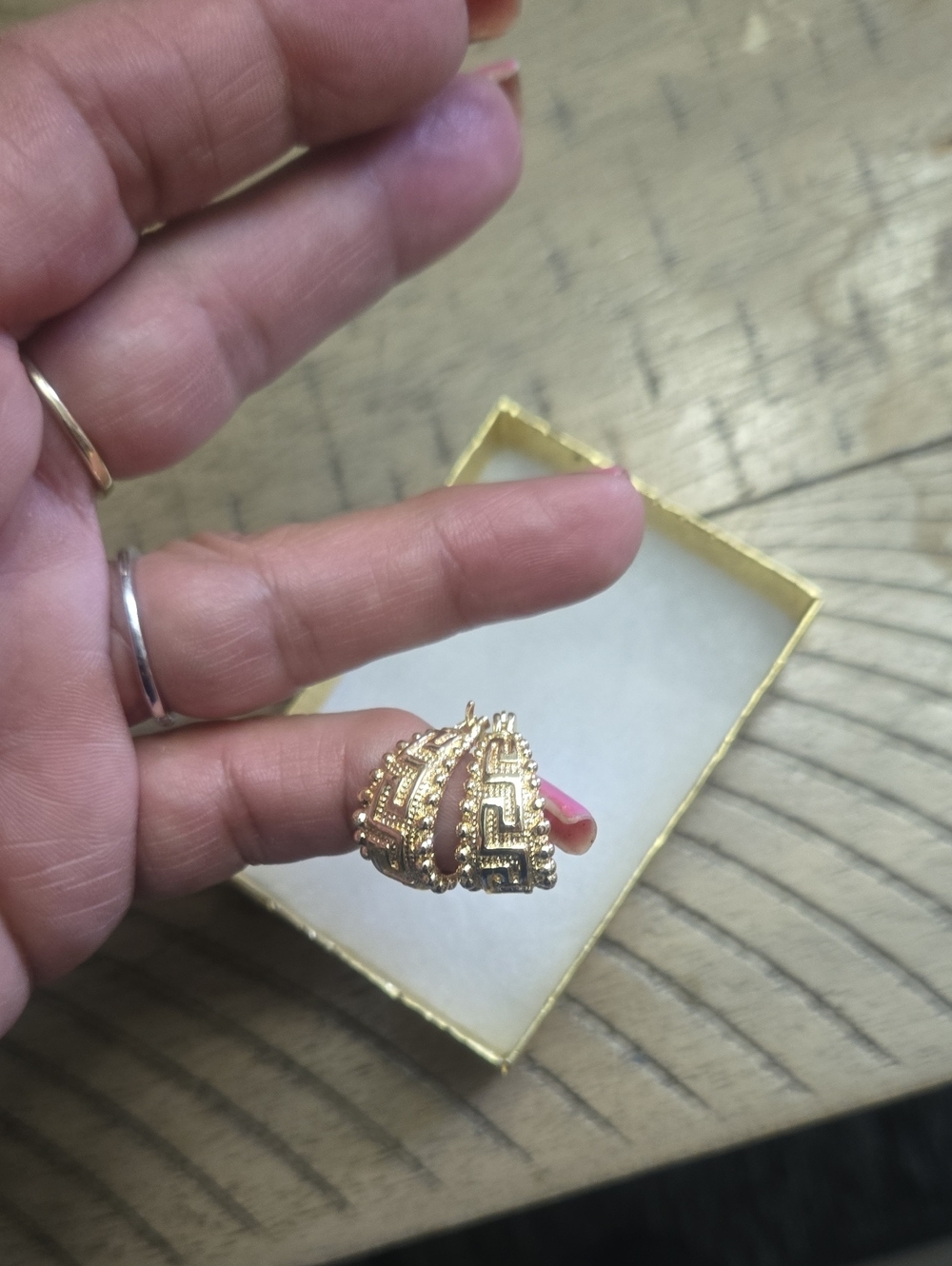 Gold Fild  Hoop Earrings - Women Jewelry